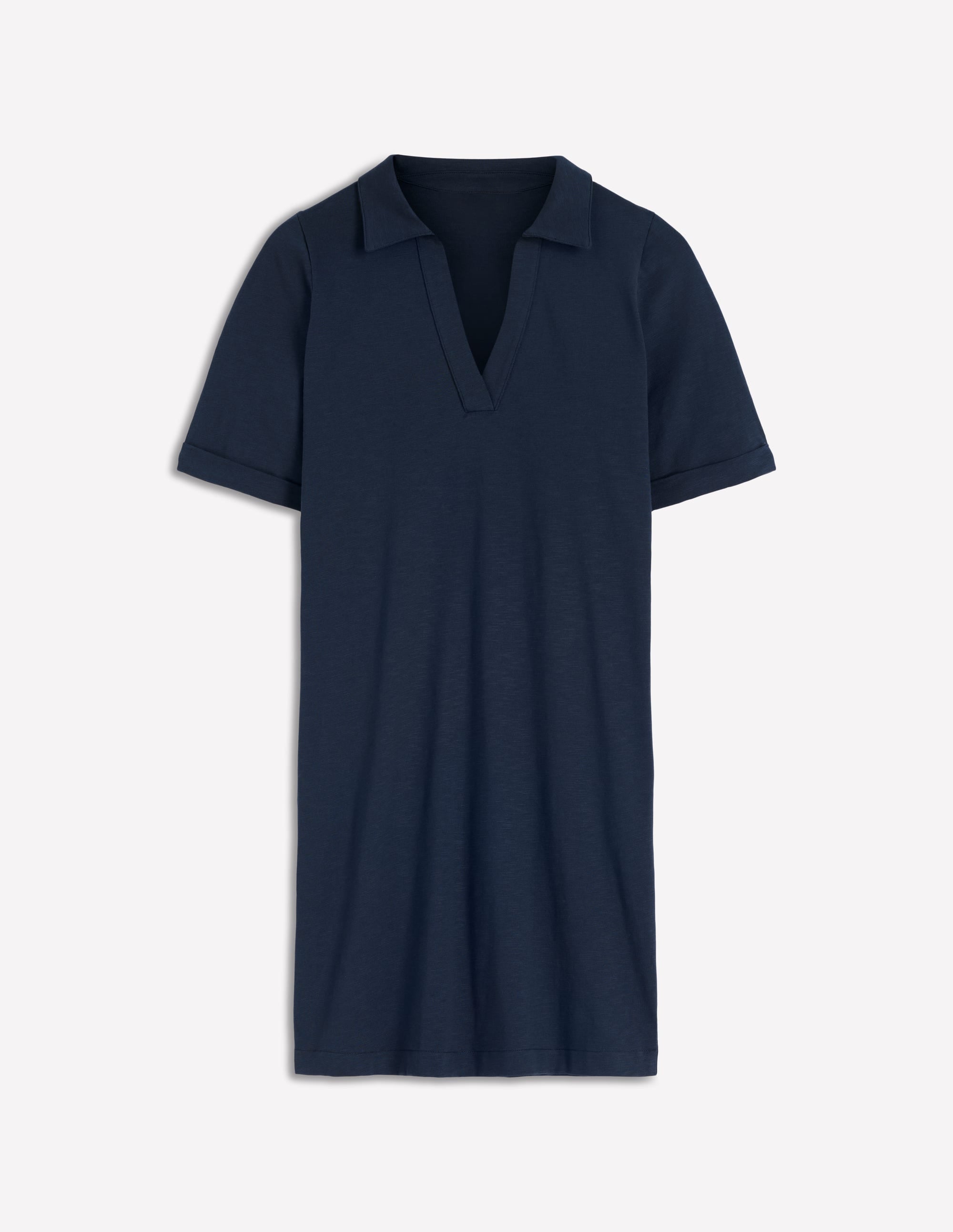 Tilda Jersey T-shirt Dress-Navy