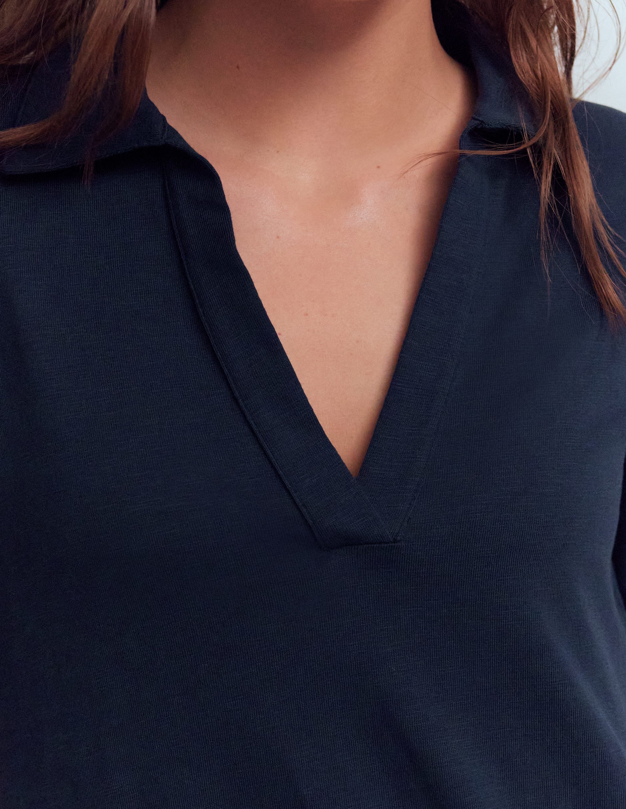 Tilda Jersey T-shirt Dress-Navy