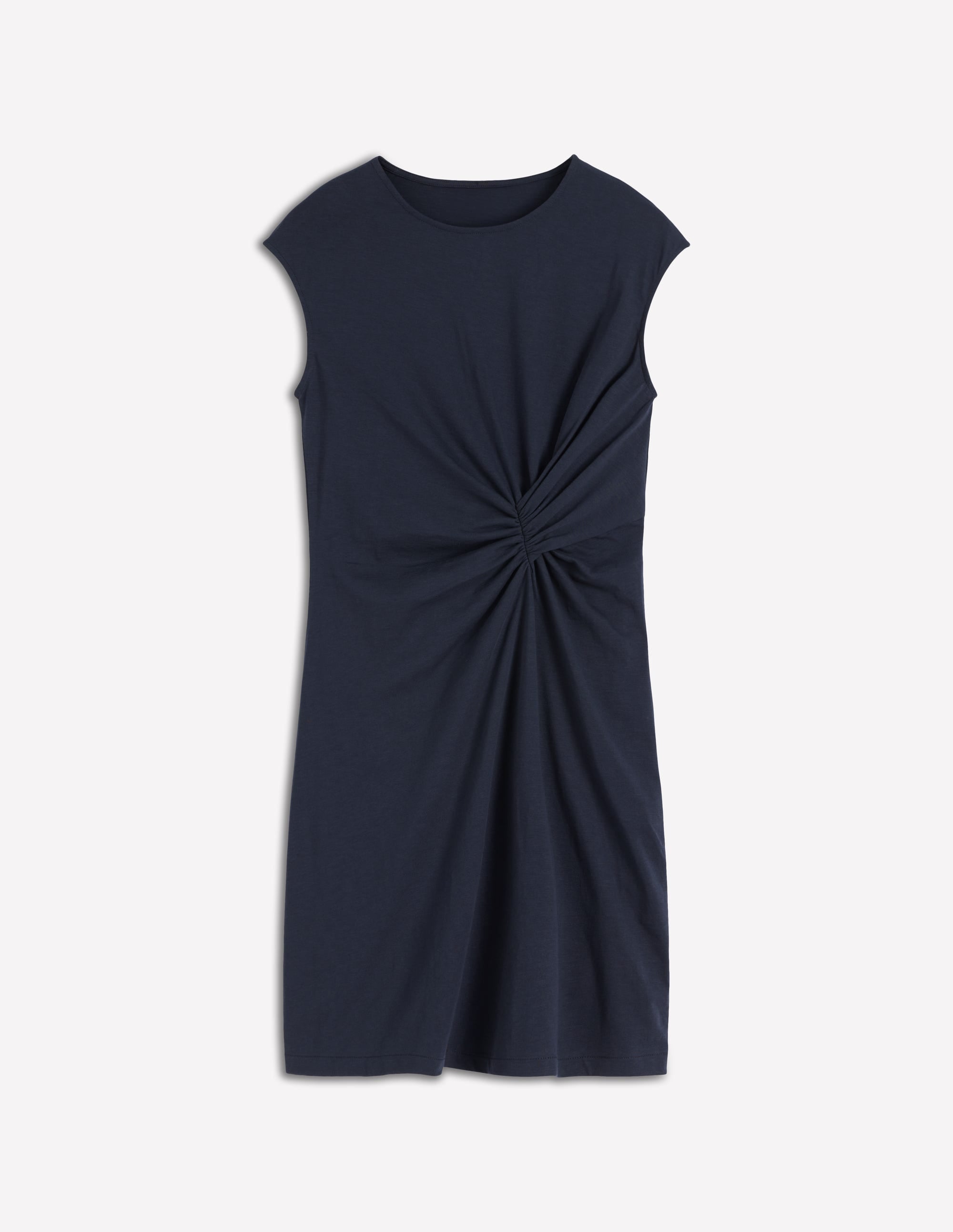 Delilah Twist Short Dress-Navy