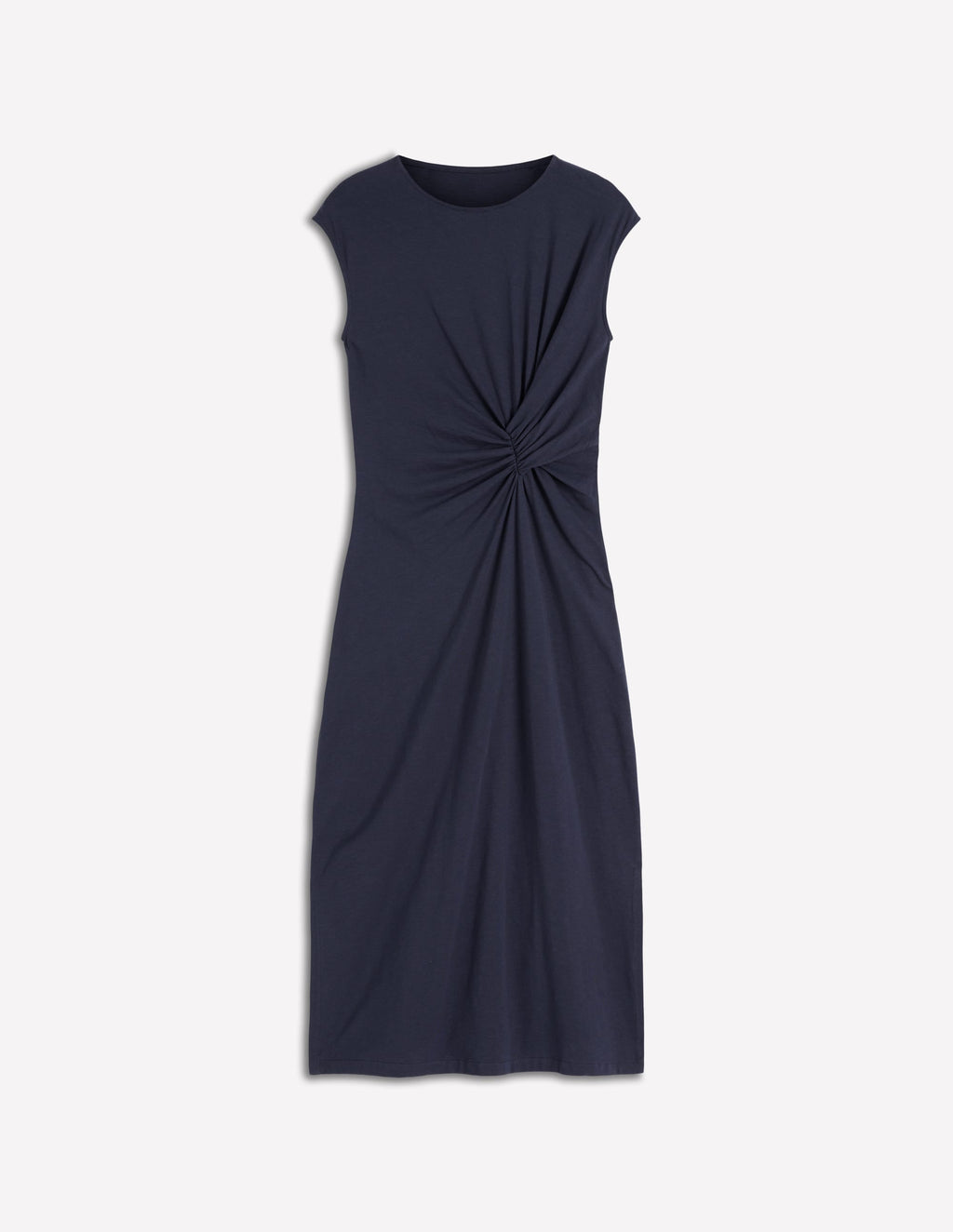 Delilah Twist Midi Dress-Navy